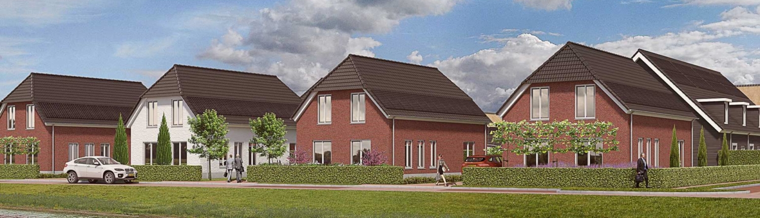 schat van woningen met stro
